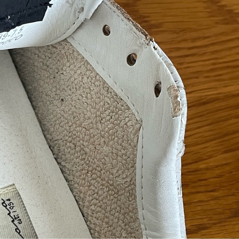 Vintage Havana Flair Sneakers Off-White/Gold Croc Size 7.5 - Picture 16 of 16